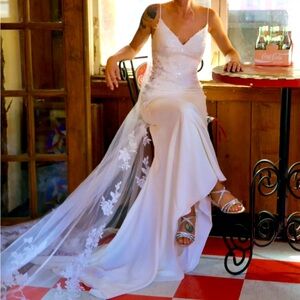 Wedding Dress, Mermaid, lace.